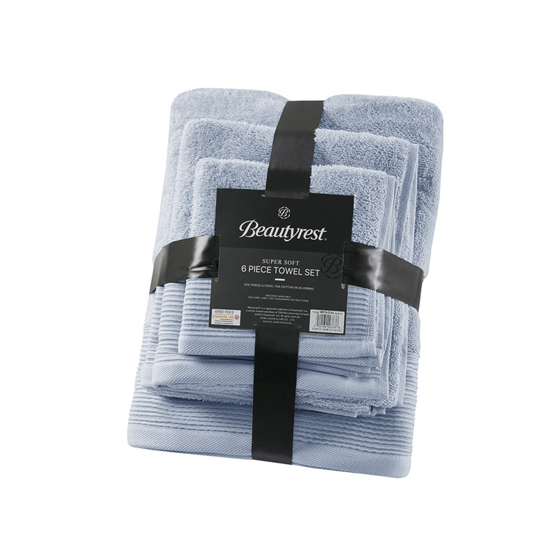 Serviette de bain, Bleu