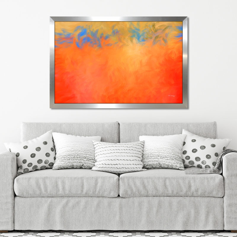 «My Despair Has Turned to Joy», reproduction d'art sur toile, H 21,5 po x l 27,5 po x P 0,75 po, Encadrement argenté