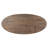Auberta Teak Oval Solid Wood Top Metal Base Dining Table