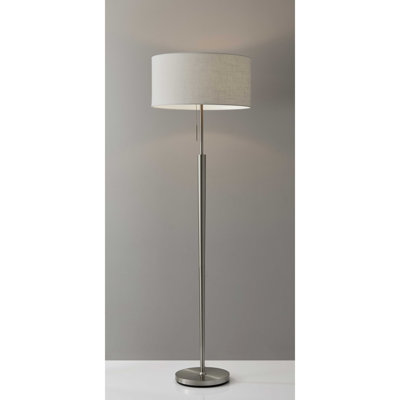 Hayesville 65'' Gray LED Traditional Floor Lamp