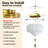 Milk Glass Semi Flush Mount Ceiling Light-1185819411