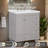 Lavanti Depos 28 Inch Bathroom Vanity with Sink – 100% Premium Solid Wood, Stylish Grey Vanity Bathroom with Storage Cabinet – Modern Bathroom Vanities with Single Vanity Sink & 1.5" Quartz Countertop-2042324646-2042324651