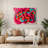 Biomorphic Abstraction 38 Red Metal Wall Art-940947968