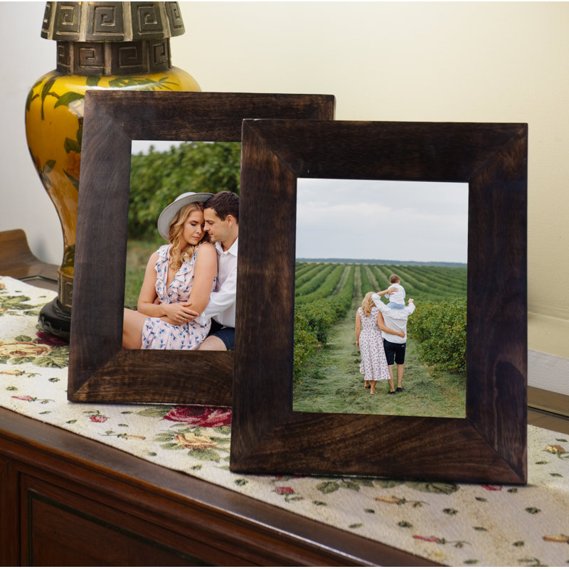 Caire Wood Matte Picture Frame, 8" x 6", Brown
