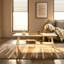 Table basse Arona Mid-Century Modern Wood