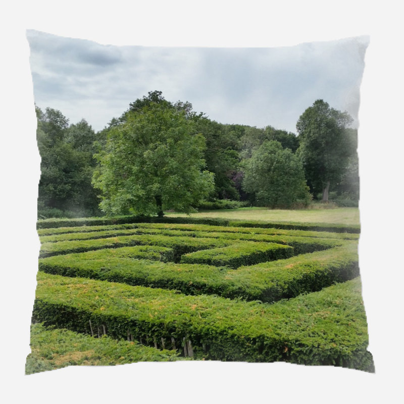 Microsuede Reversible Throw Pillow