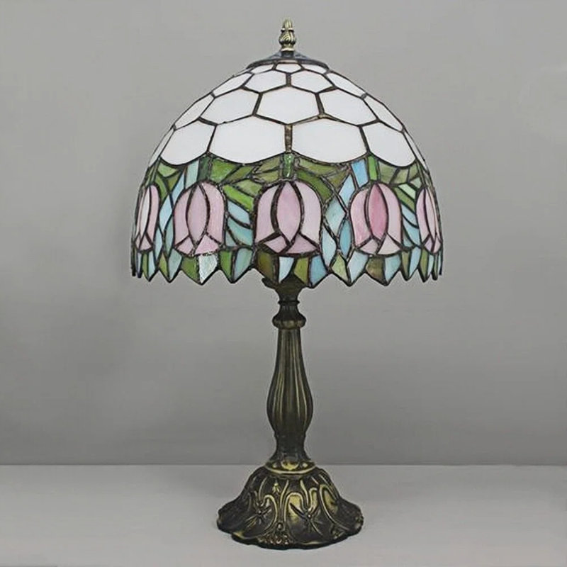Lampe de table Art Deco Floral