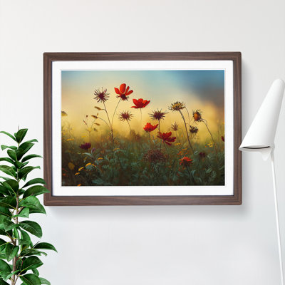 Enticing Wildflowers Floral - Single Picture Frame Print