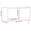 Vidaxl TV Wall Cabinet with LED Lighting 31 x 38cm-1238380898-1234244580
