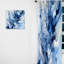 Vague abstraite bleu classique V - Rideau moderne - Velours obscurcissant - 1 panneau-107826345