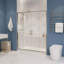 60'' - 60.4'' W x 70'' H Double Added Framed Shower Door with Clear Glass-83388773