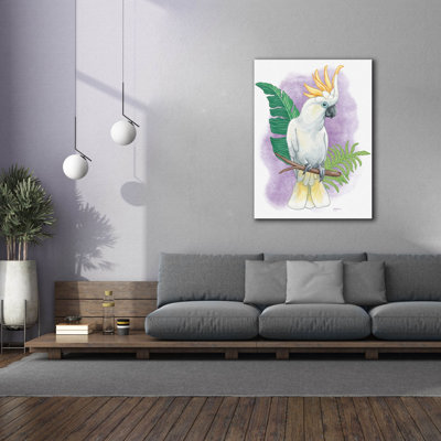 Epic Graffiti 'Tropical Flair 3' by Mary Urban Canvas Wall Art