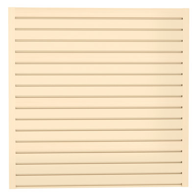 Système de rangement mural pour garage à panneaux à lattes en PVC 4 'x 4' l, organisateurs de garage à lambris à grain de bois