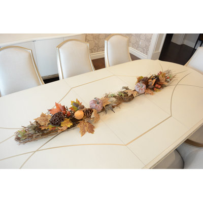 31" Artificial Sunflowers Pumpkins Maple Berries Festive Harvest Swag Fall Autumn Thanksgiving Swag