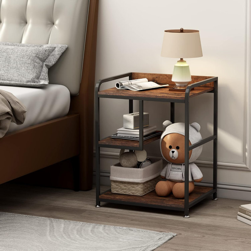 Support d'imprimante avec tablette de rangement pour l'organisation de bureau à domicile, grande table d'imprimante avec roulettes 22 x 18 pouces