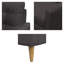 Fauteuil d'appoint capitonné-970988798