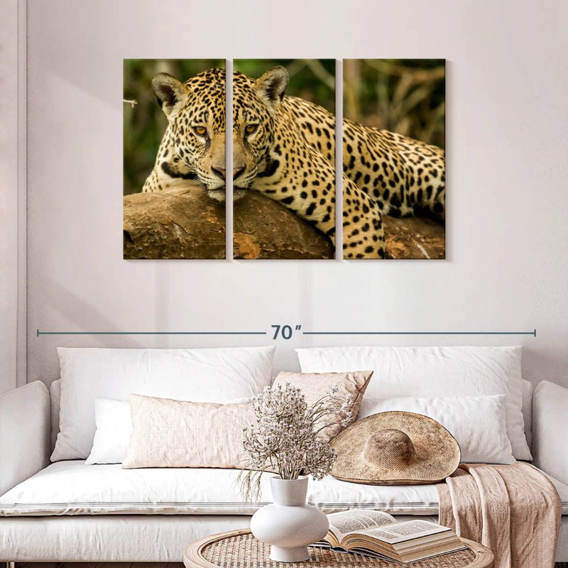Brampt Intense Jaguar Gaze, 28" H x 45" W
