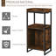 9 bouteilles de vin sur pied et porte-verres en brun