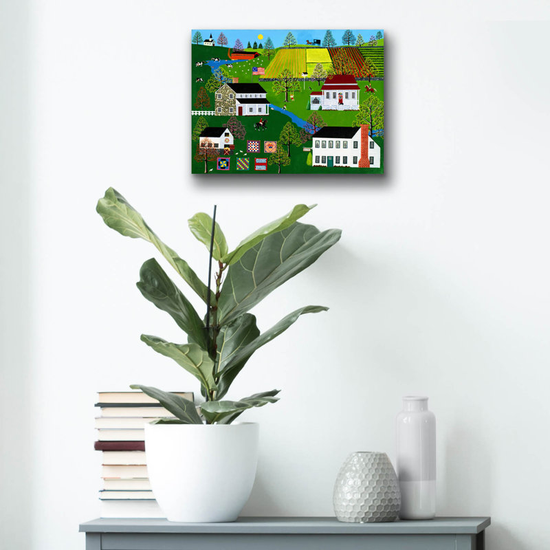«Summer Dip» par Susan Henke, art mural en verre acrylique, H 12 po x l 16 po x P 0,13 po