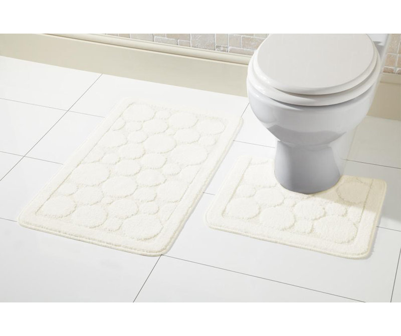 Non-Slip Bath Mat, Cream