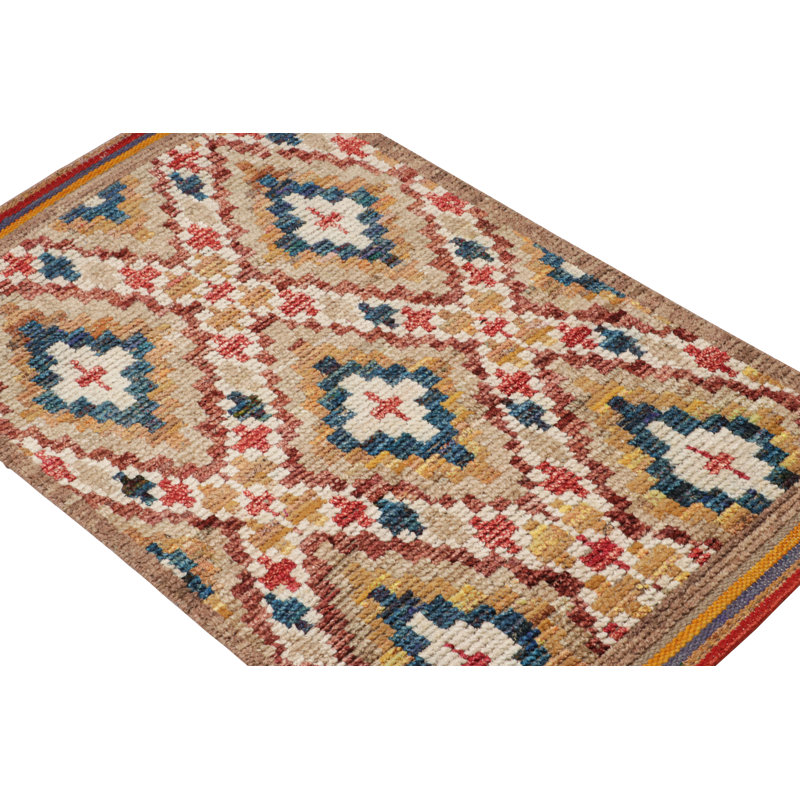 Handmade Silk and Wool Area Rug