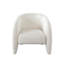 Chaise d'appoint Kiol, rembourrée en polyester rembourré blanc, 33 pouces-115686211