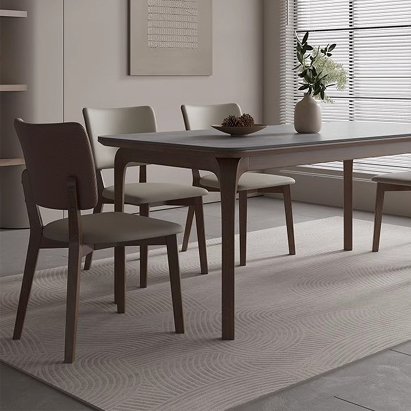 Ensemble de table de salle à manger et chaises pratiques, H 29,52 po x L 55,11 po x l 31,49 po