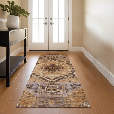 Premium Machine Washable Mayfield AMF1924 Diamond Rug