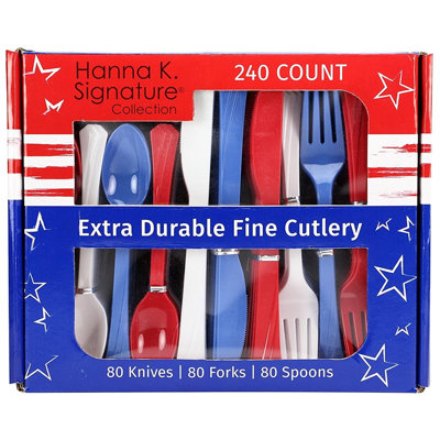 Plastic Disposable Flatware Set