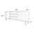 Simple Multi-functional Storage Sideboard Cabinet