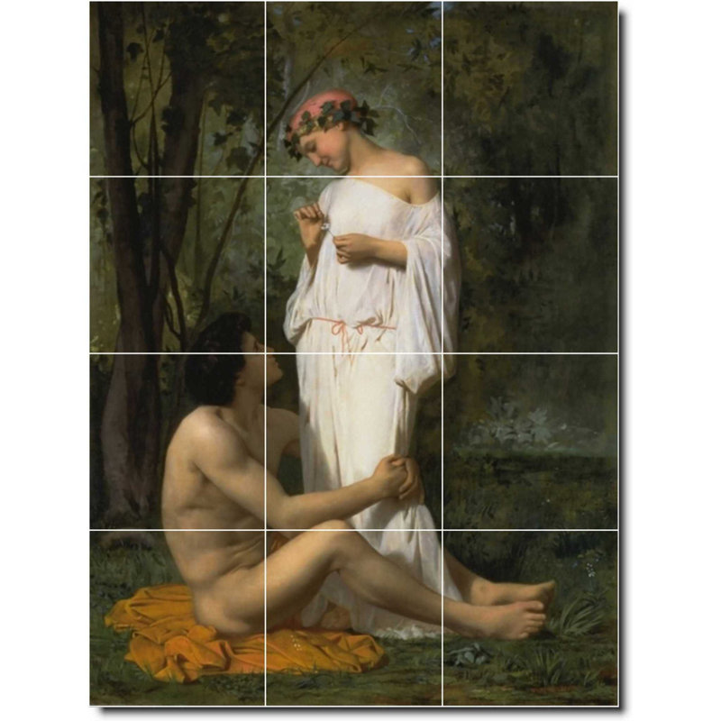 Carreau de peinture murale 24 po x 32 po 8 po x 8 po, Homme Femme 793