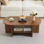 Table basse ovale avec rangement 43,31 po-910044252
