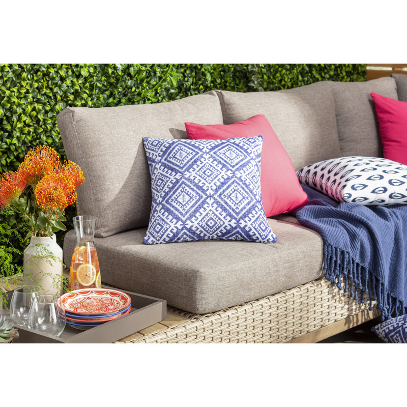 Coussin intérieur / extérieur Holli Zollinger Denim, 16 po x 16 po