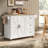 Mayrani 43" Rolling  Kitchen Island with Storage and Power Outlet-270499879