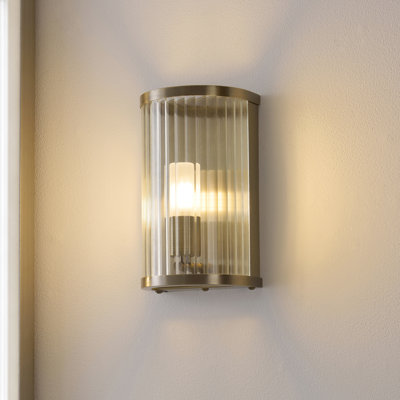 Steel Flush Mounted Sconce