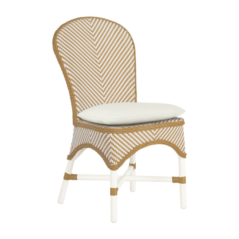 Savoy Chair, Chalk/White/Natural, No Welt, Natural White