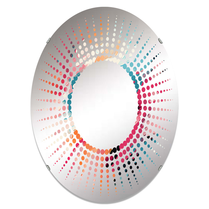 Miroir mural oval, 35,4 po x 23,6 po
