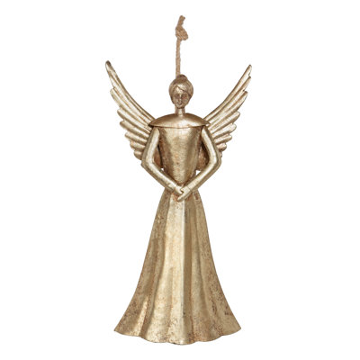 Ange cloche de fer, H 14 po