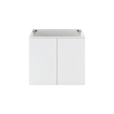 Base de meuble-lavabo simple 29,5 po mural seulement