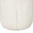 Polyester Rounded Barrel White Accent Chair