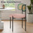 Canice Boucle Upholstered Metal Leg Side Chair-1423878764