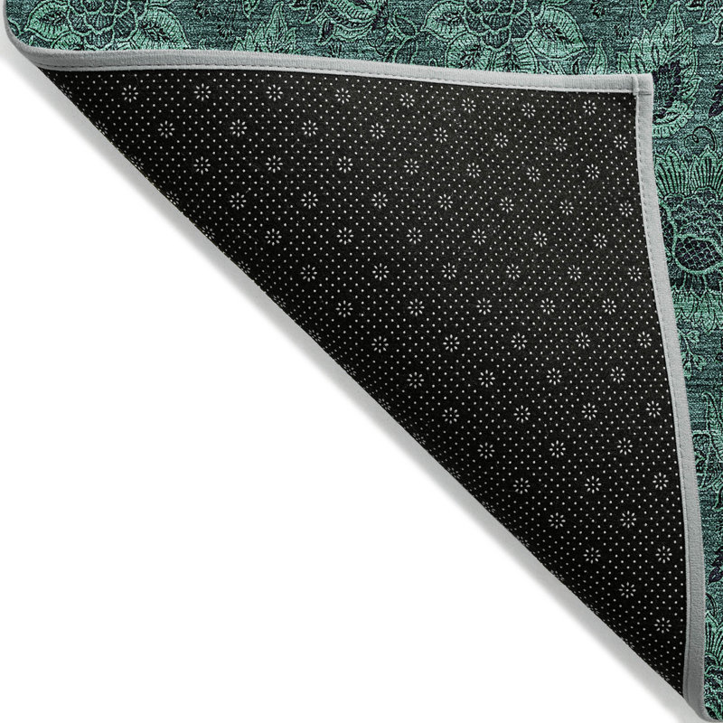 Tapis intérieur / extérieur Flitwick avec envers antidérapant, Rectangle 1 pi 8 po x 2 pi 6 po