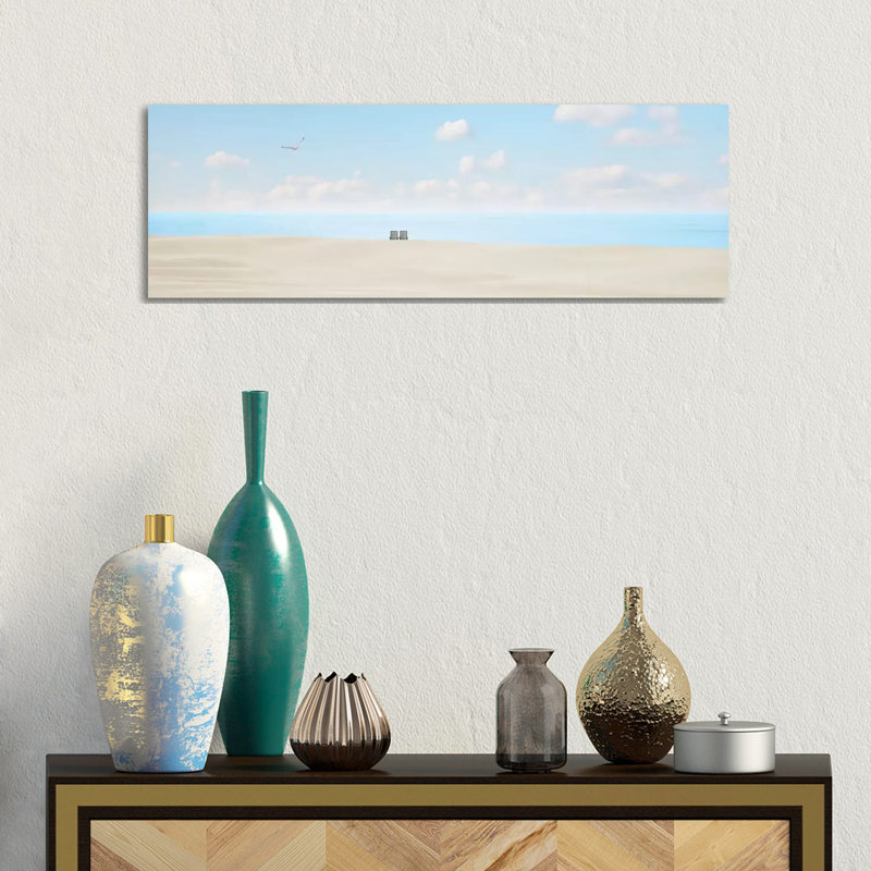 Beachscape Panorama VII by James McLoughlin - Wrapped Canvas Panoramic Print, 30.48 cm H x 91.44 cm W
