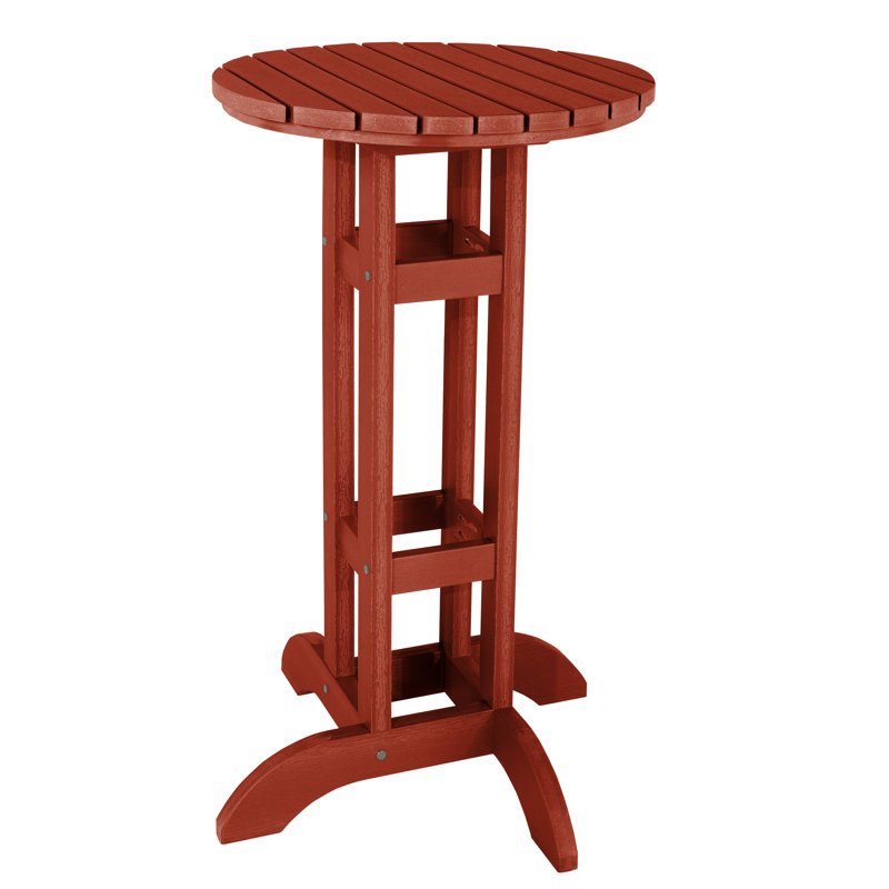 Table de salle à manger ronde, Gris havre, 24"