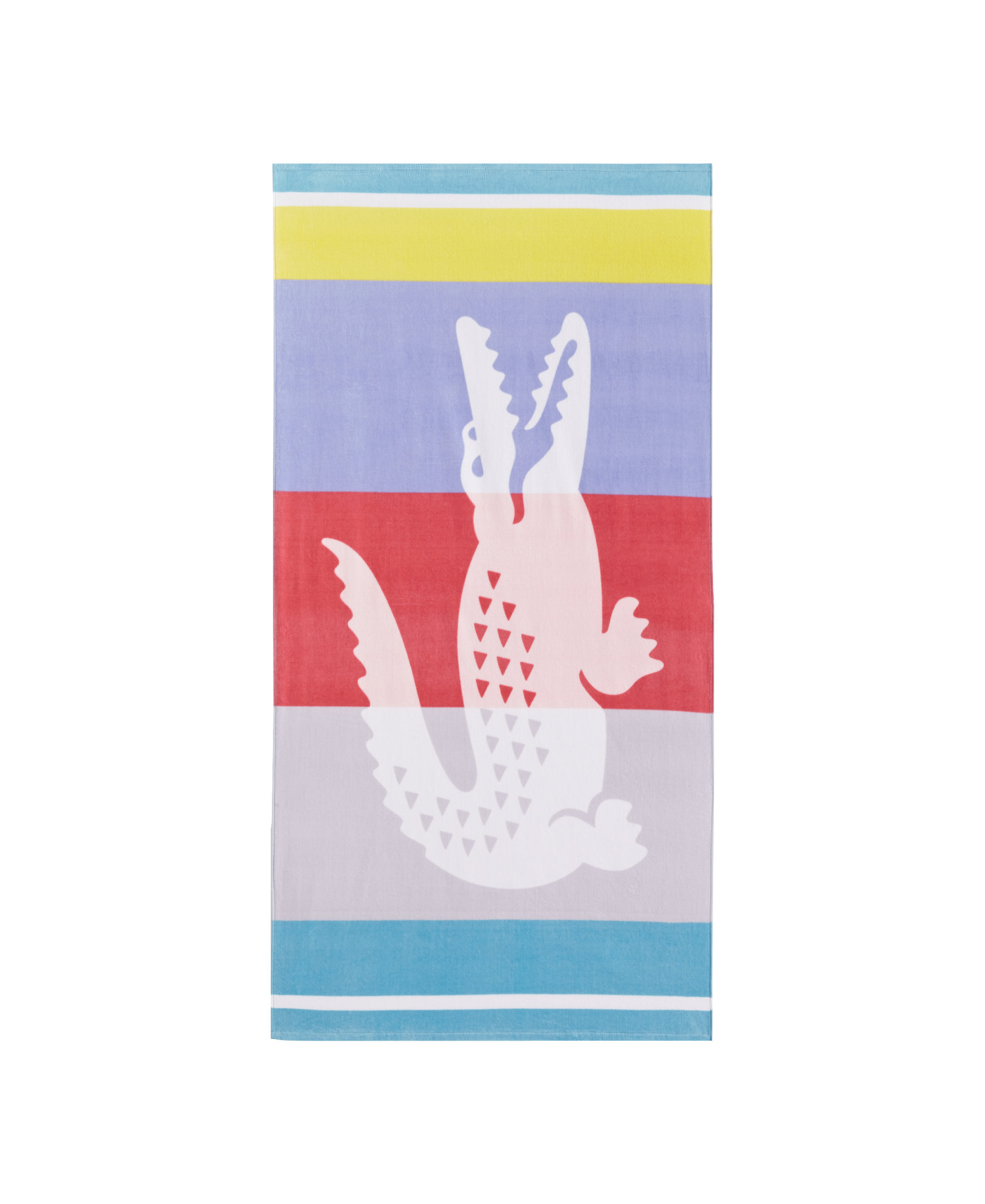 Lacoste Oki 100% Cotton Beach Towel, 36 W x 72 L, Teal