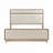 Chenille Upholstered Bed