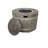 36'' Round Aluminum Fire Pit Accessory