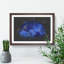 Earth View Paint Splash - Picture Frame Graphic Art-56915695-56915696