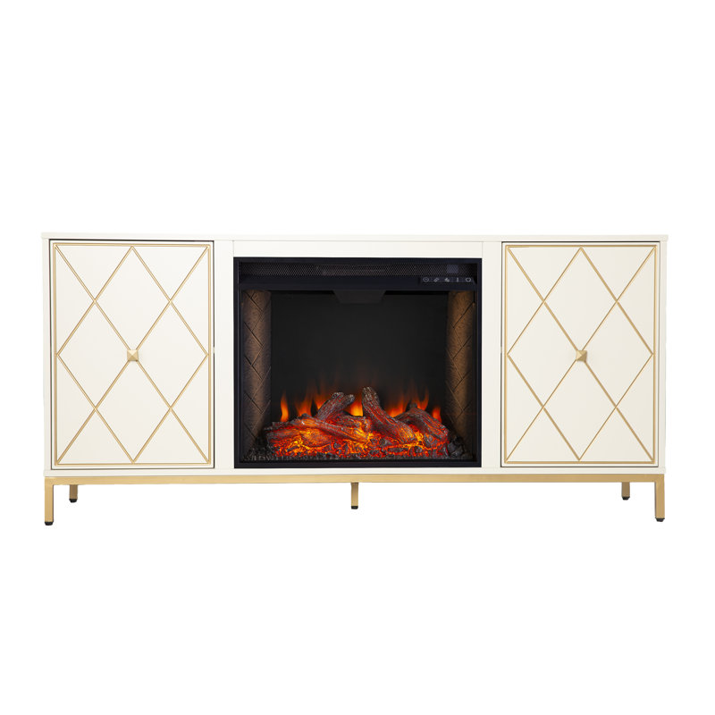 Meuble télé avec rangement Marradi Criss Cross