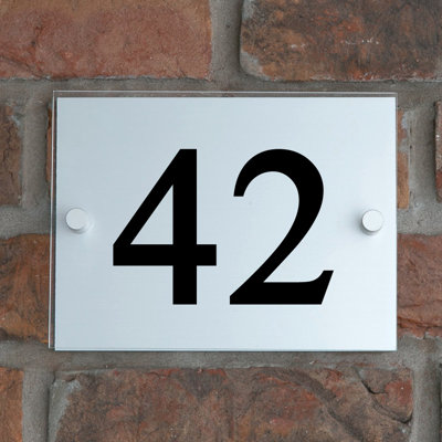 Champy 15cm H Plastic House Number